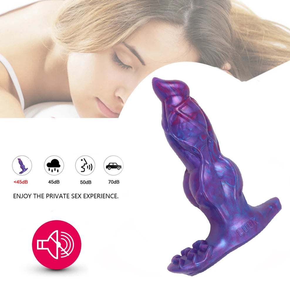 Annaluka™ - Wireless Control Vibrator Dildo, Animal Knot Vibrating Dildo, Clit Stimulate, Anal Plug, Realistic Vibrating Dildo Adult Sex Toys