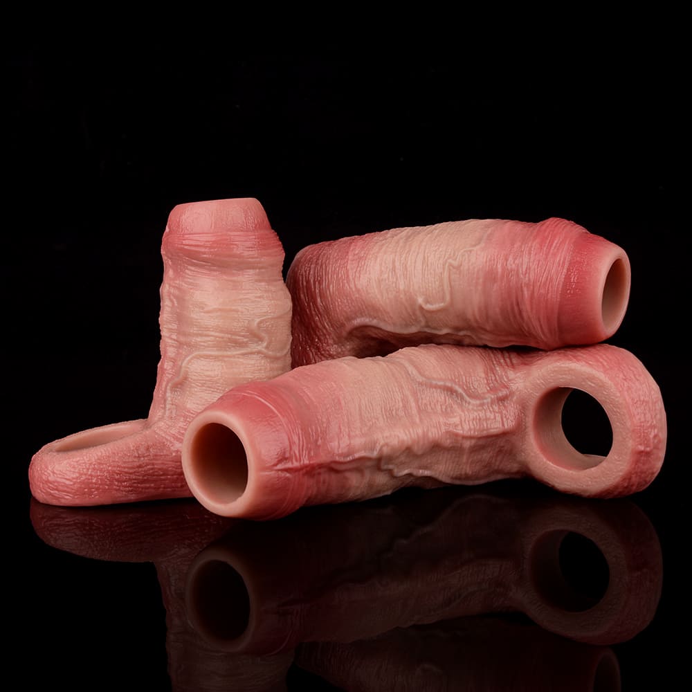 Annaluka™ - SLEEVE DILDO - 3 SIZE - Ultra Realistic Sleeve Dildo, Penis Enlarge Sleeve For Men, Delay Ejaculation Dick Enlargement
