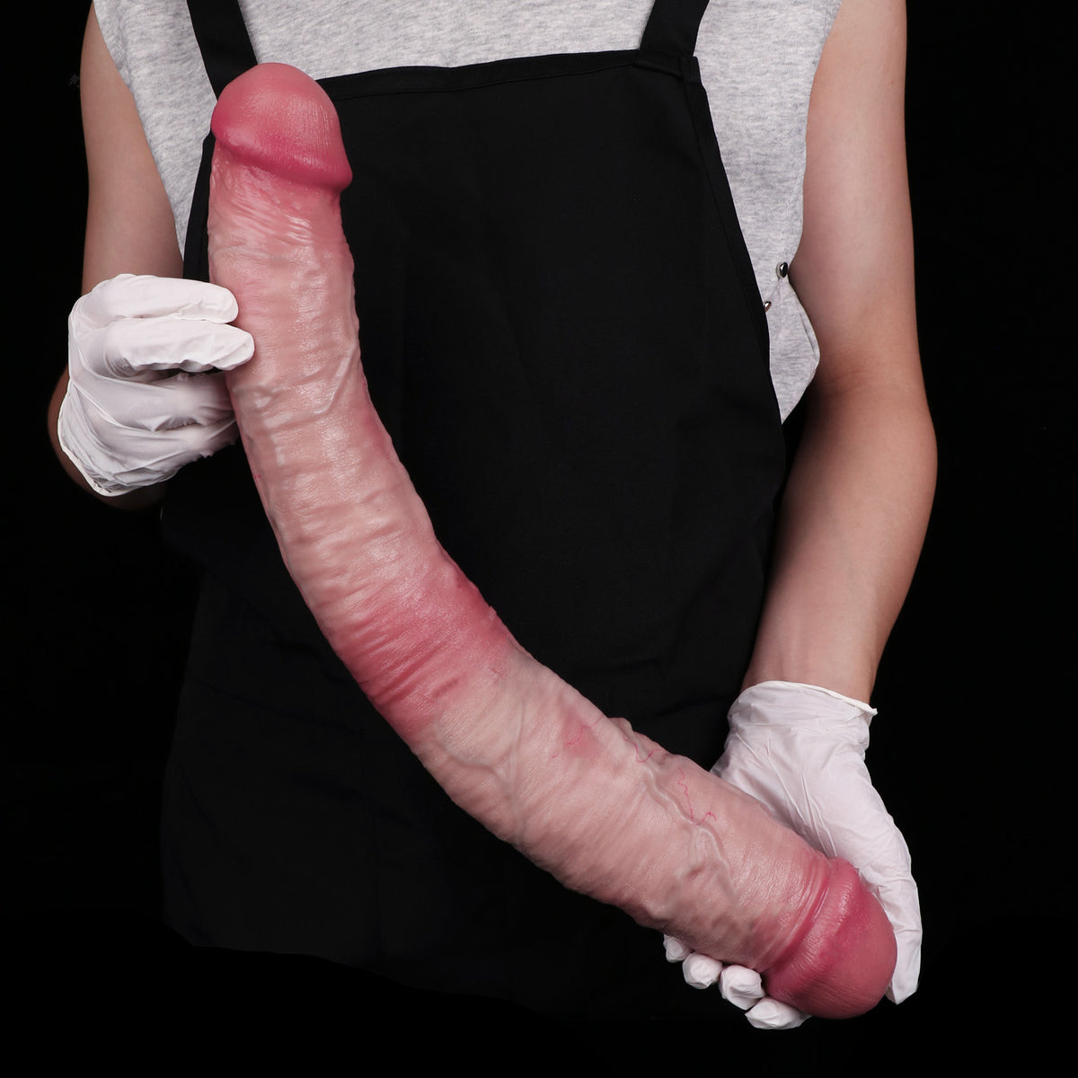 Annaluka™ - 19.29-Inch Realistic Double-Ended Dildo – Flexible Curved Body with Two Distinct Sizes