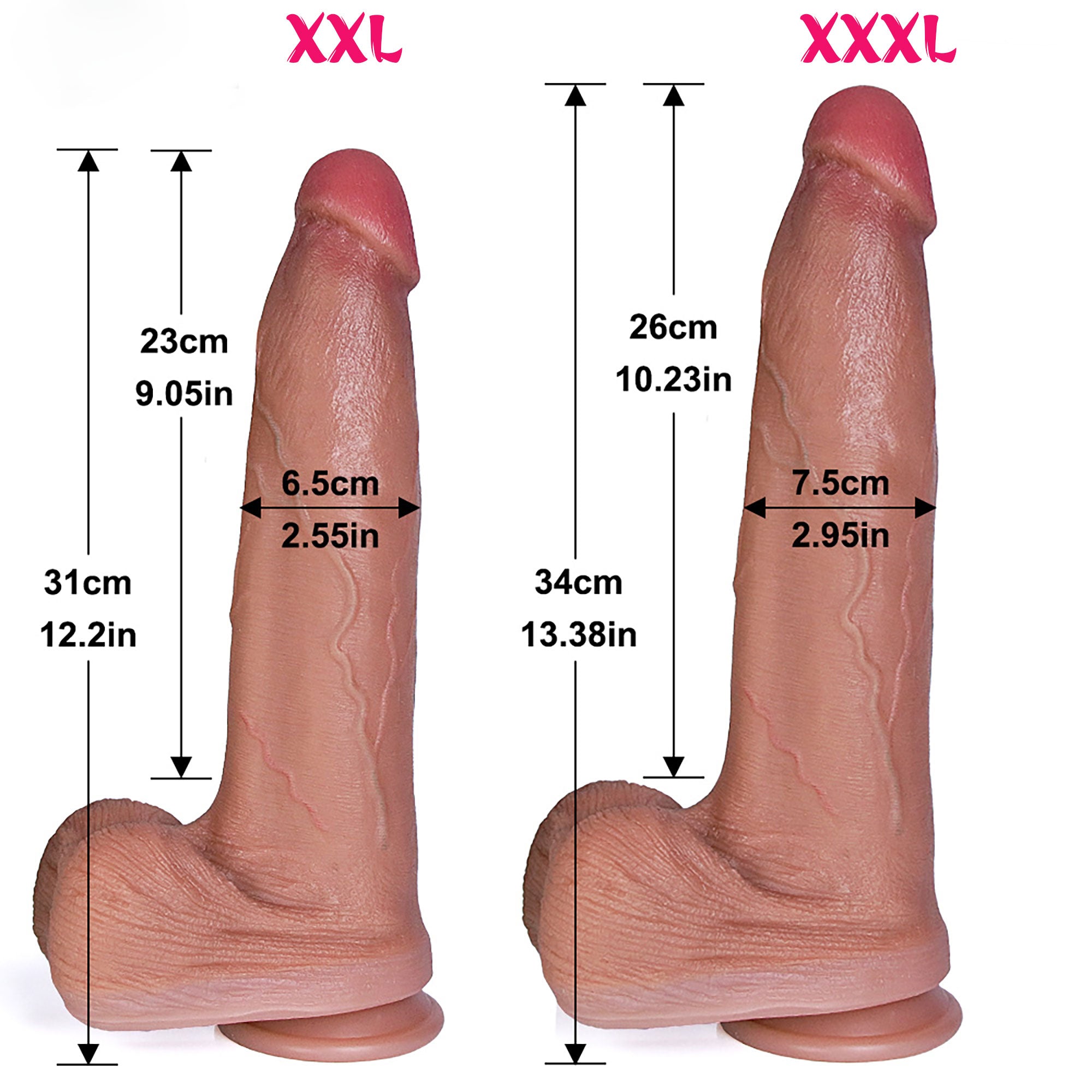 Annaluka™ - NEW XXXL DILDO - Super Huge Dildo, Super Big Dildo, Super Realistic Dildo, Super Giant Dildo