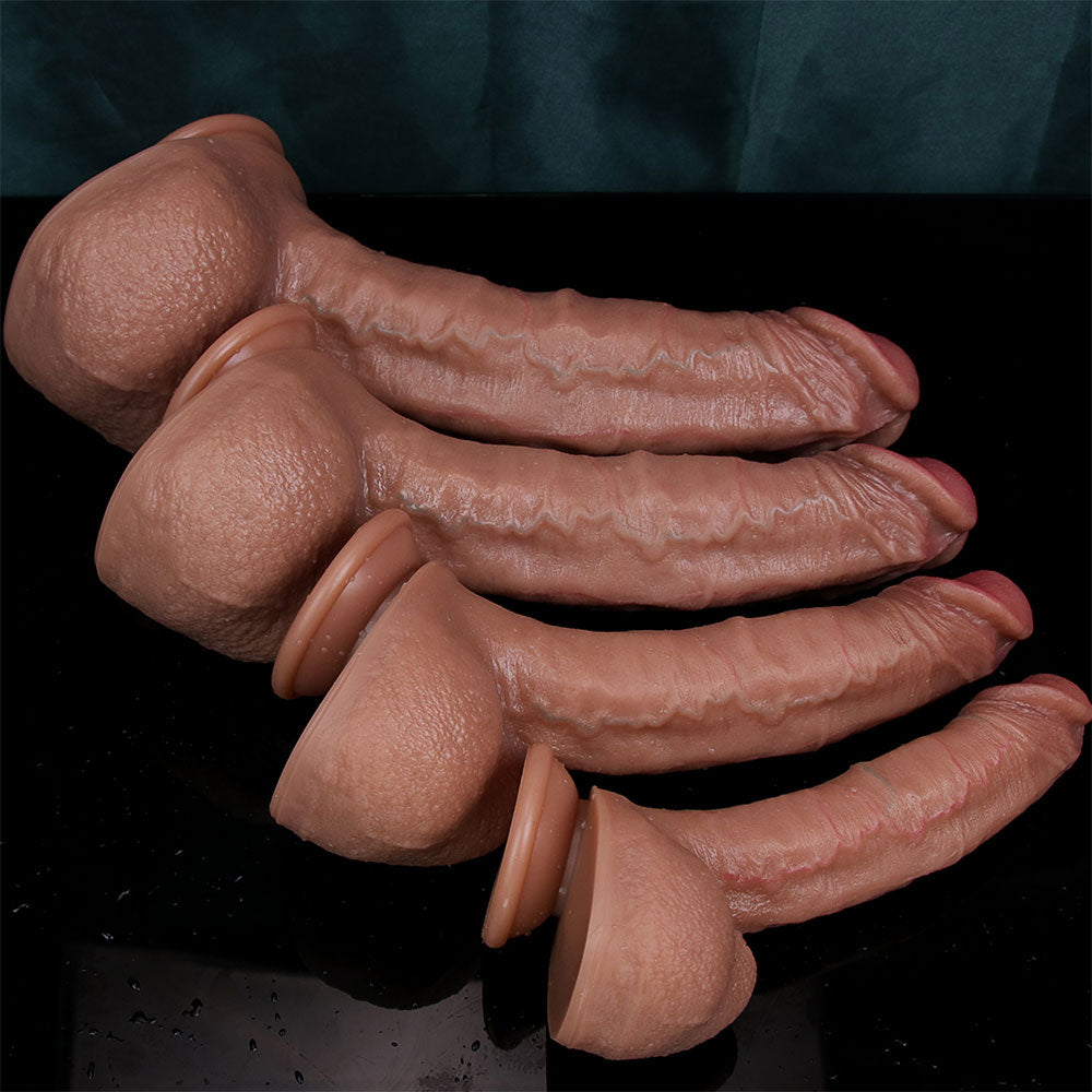 Annaluka™ - 6 SIZE - Huge Dildo, Ultra Realistic Dildo, Realistic Suction Cup Dildo, Fantasy Dildo, Skin Color realistic Cock