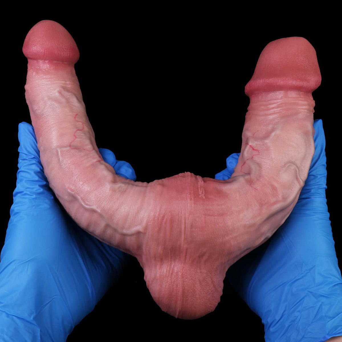 Annaluka™ - 14.17-Inch Realistic Double-Ended Dildo – Flexible Design with Textured Details
