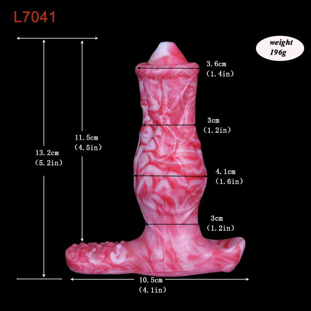 Annaluka™ - Wireless Control Vibrator Dildo, Animal Knot Vibrating Dildo, Clit Stimulate, Anal Plug, Realistic Vibrating Dildo Adult Sex Toys