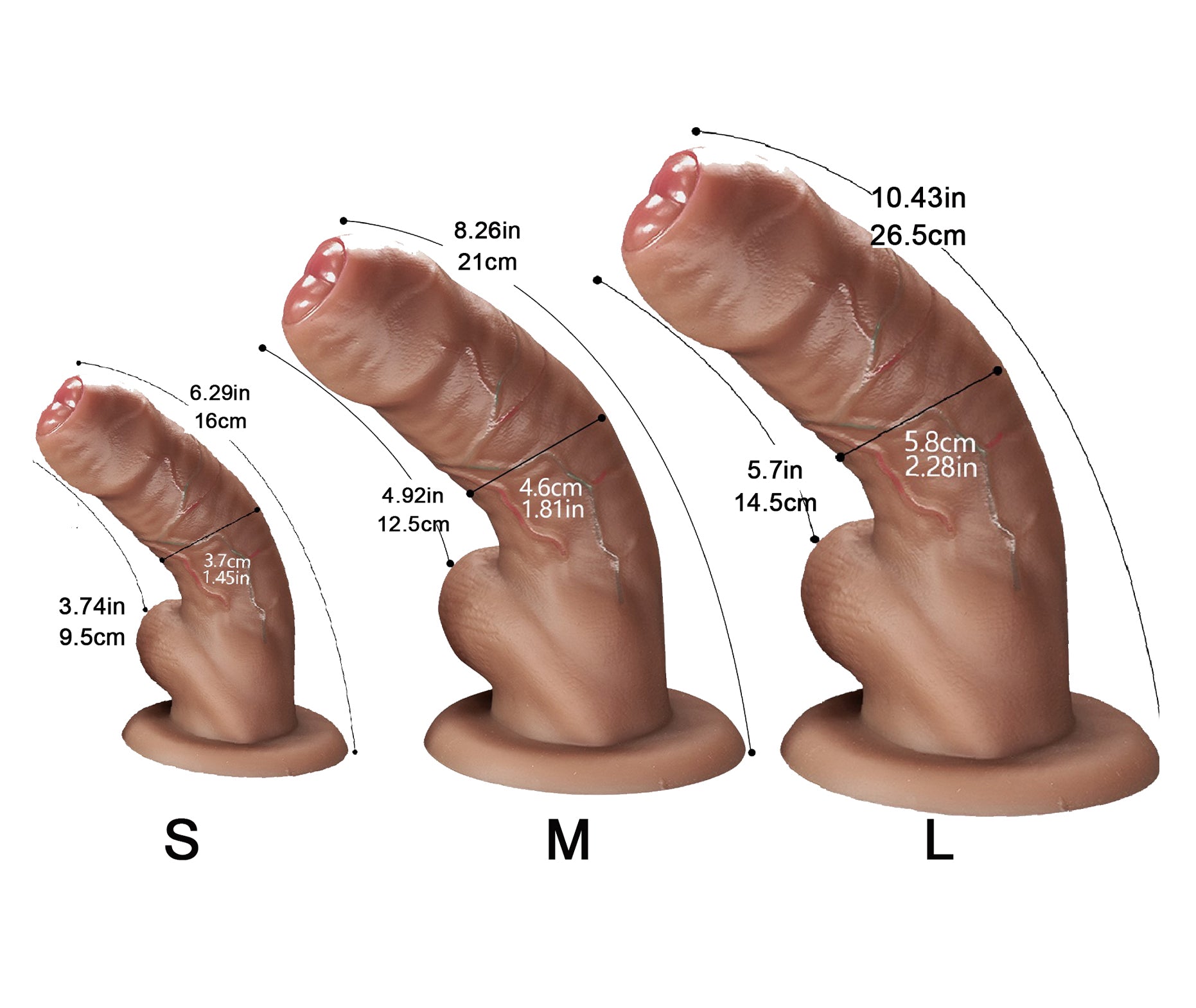 Annaluka™ - FORESKIN GLANS DILDO, Skin Realistic Dildo, Foreskin Ultra Realistic Dildo, Big Dildo, Dildoes For Men and Women