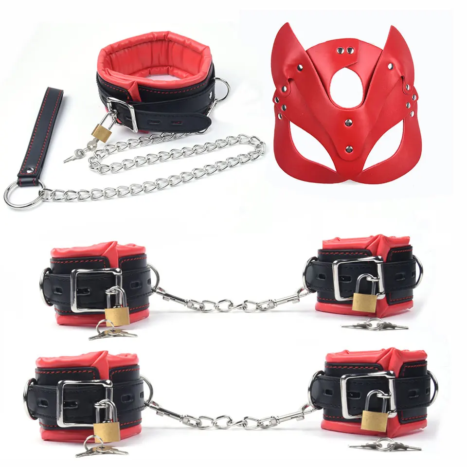 Annaluka™ - Luxury BDSM Restraint Set – Adjustable Collar, Roleplay Bondage Kit for Couples
