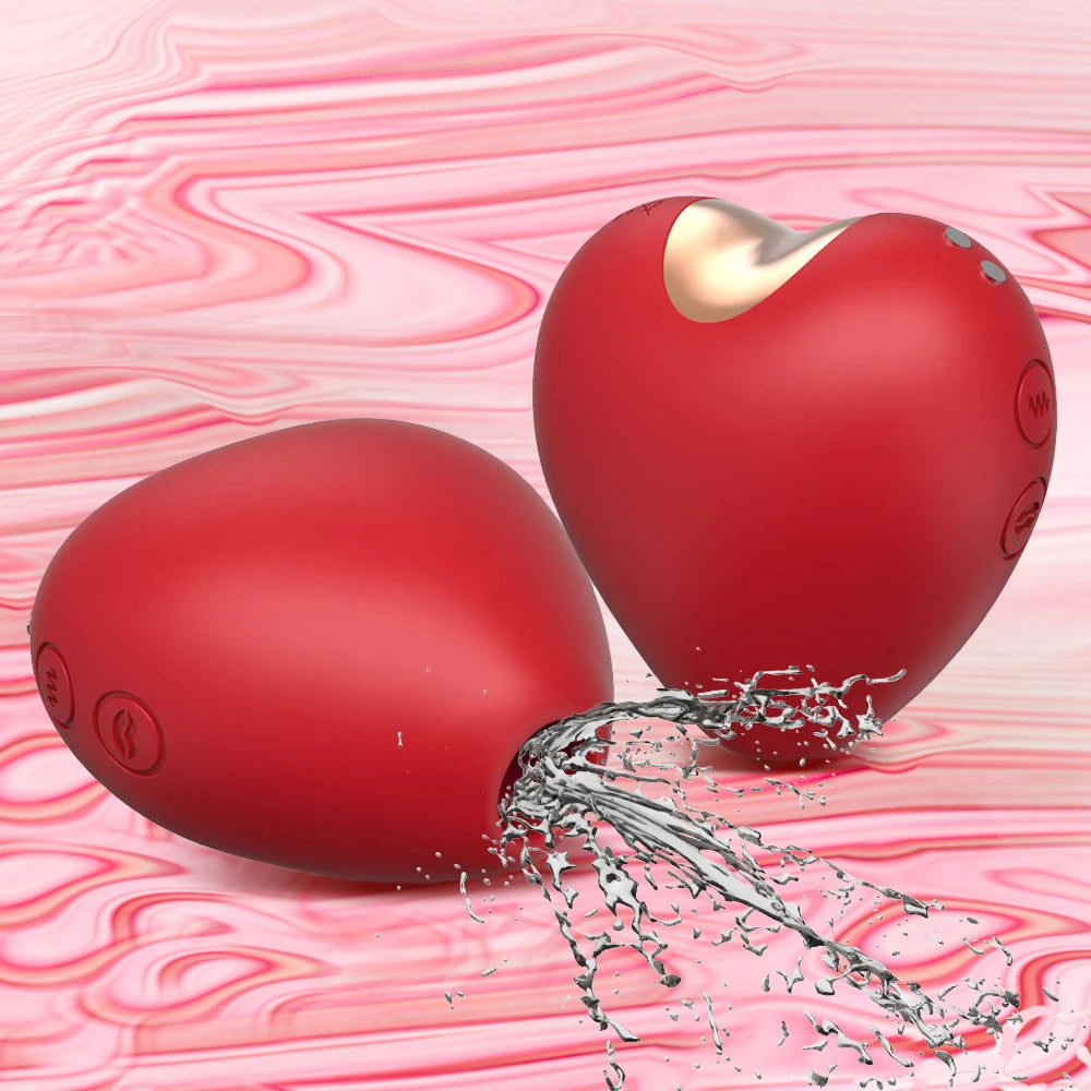 Annaluka™ - Heart Shape Clitoral Suction Stimulator – 10 Air Pulse Modes USB Rechargeable