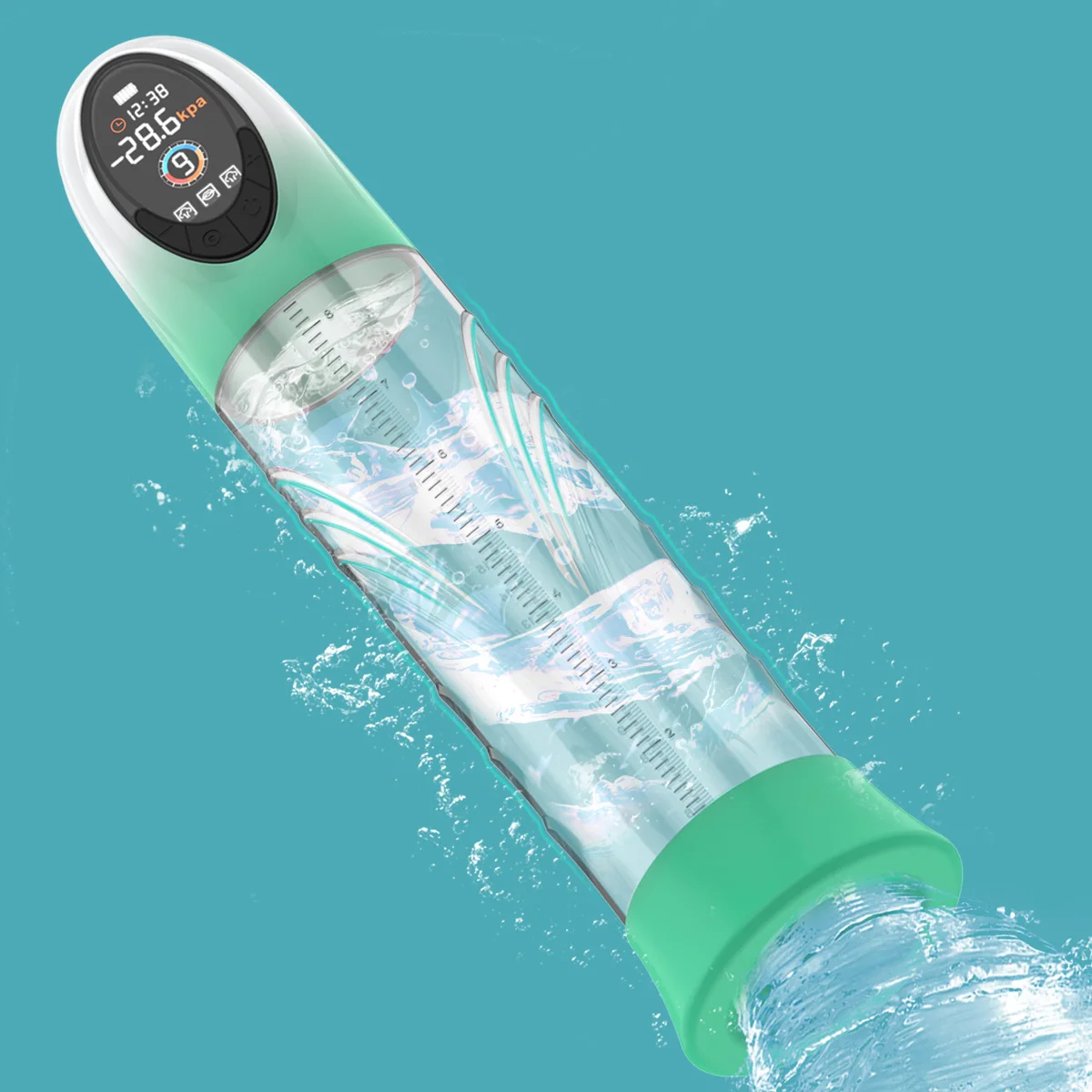 Annaluka™ - Automatic LCD Penis Pump – IPX7 Waterproof Electric Vacuum Pump with 9 Training Modes & 3 Silicone Comfort Sleeves