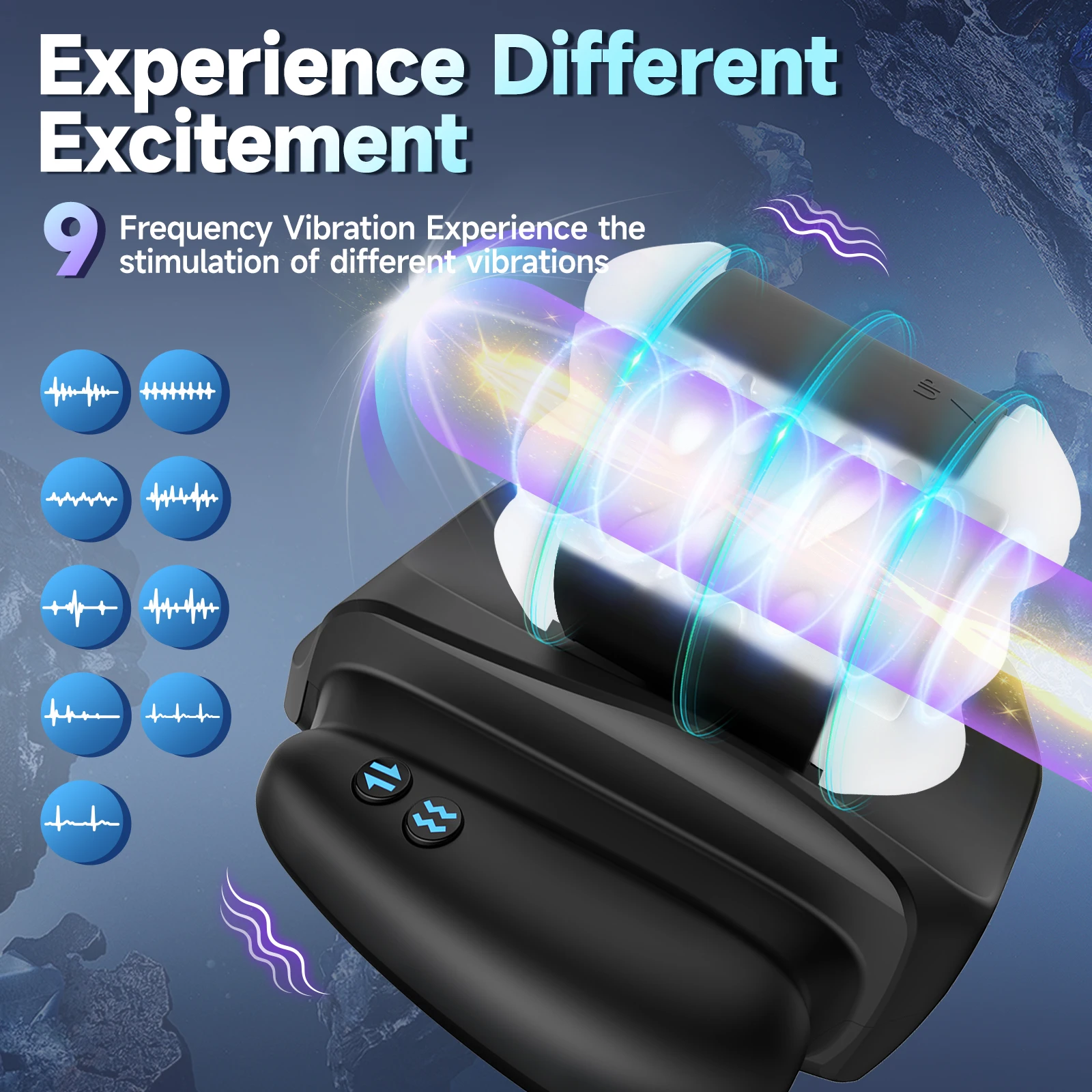 Annaluka™ - App-Controlled Automatic Male Masturbator – 3 Thrusting Speeds, 9 Vibration Modes & Interactive Smart Stroker