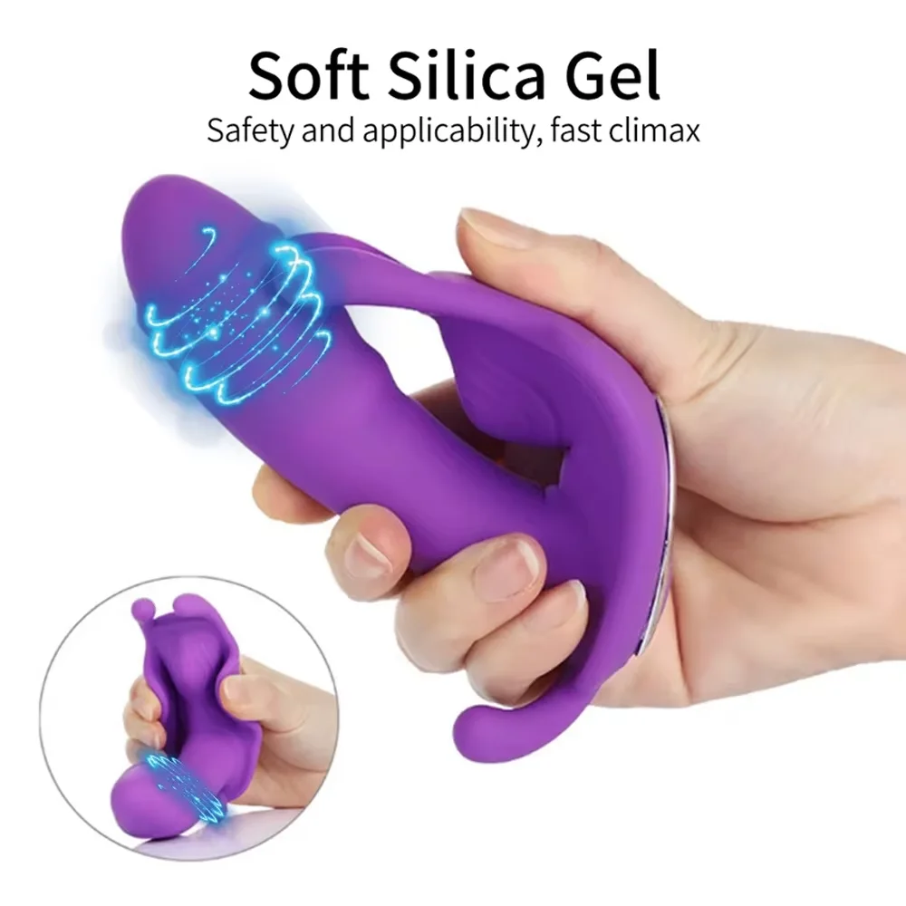 Annaluka™ - Wearable Panty Vibrator with Remote Control – 10 Vibration Modes, G-Spot & Clitoral Stimulator