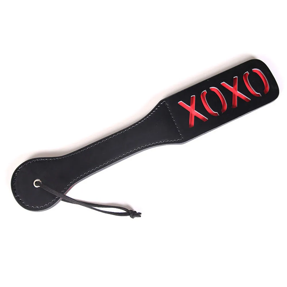 Annaluka™ - Faux Leather Paddle Spanking Paddle – Stylish Roleplay Impact Paddle with Heart