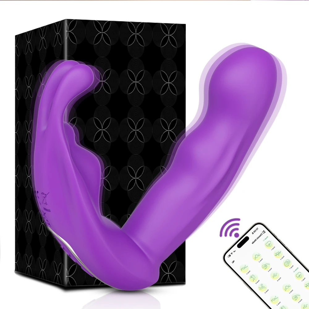 Annaluka™ - App-Controlled Dual Stimulation G-Spot Vibrator with Clitoral Massager