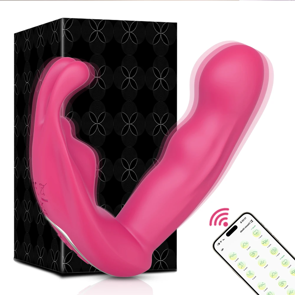 Annaluka™ - App-Controlled Dual Stimulation G-Spot Vibrator with Clitoral Massager