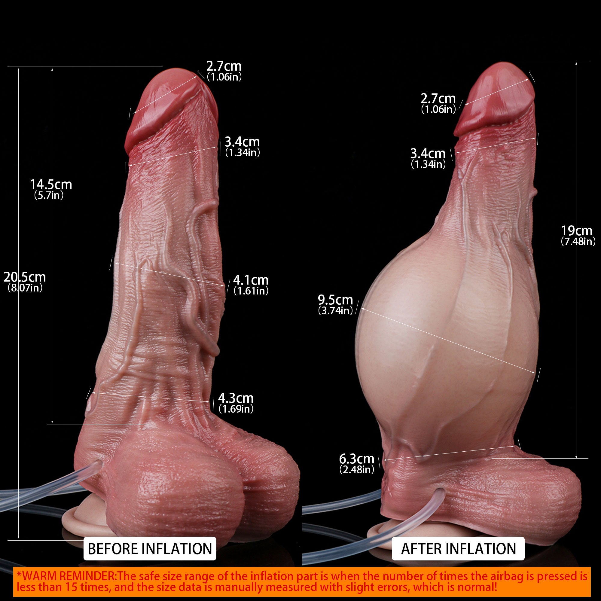 Annaluka™ - 8.07" - SQUIRTING DILDO - Ultra-Realistic Silicone Build, Hands-Free Use, and Exciting Squirting Experience