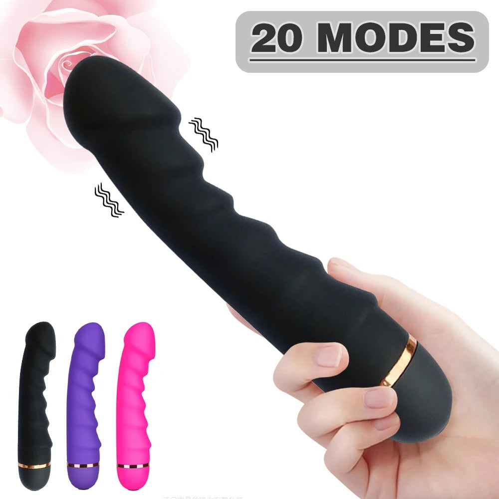 Annaluka™ - Dildo Vibrator Power Motor Realistic Penis Female Masturbator G-spot Clitoral
