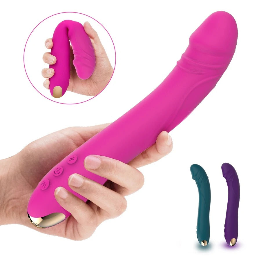 Annaluka™ - Dildo Vibrator for Women, Vagina Clitoris Massarger, Erotic Toys Soft Skin Feeling