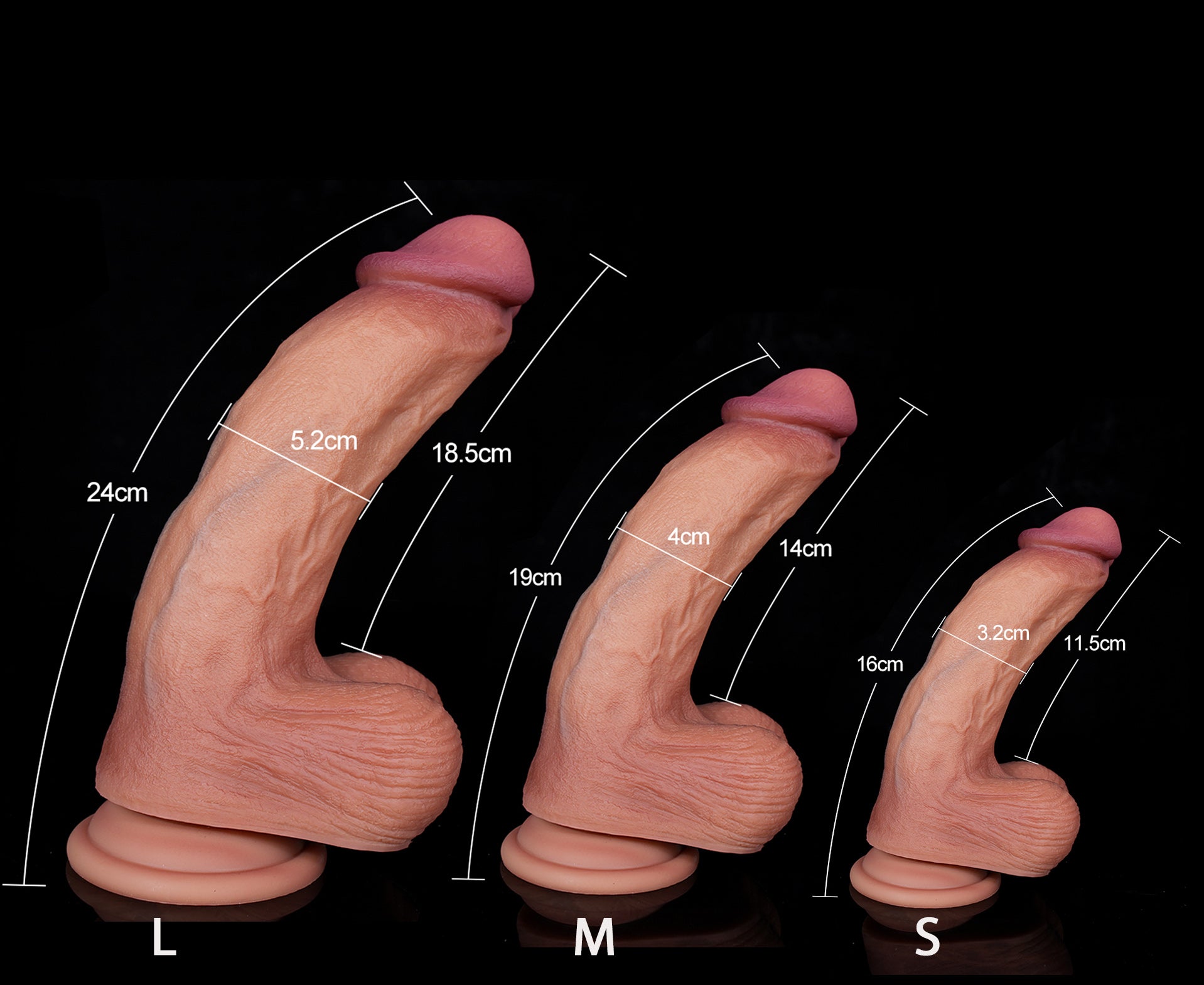 Annaluka™ - Extremely Realistic Dildos Silicone, Ultra Realistic Dildo, Big Dildo, Big Dick Sex Toy For Women, Suction Cup Dildo