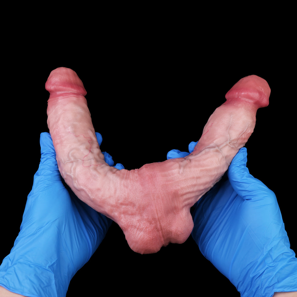 Annaluka™ - 13.38-Inch Realistic Double-Ended Dildo – Flexible Body with Detailed Texture