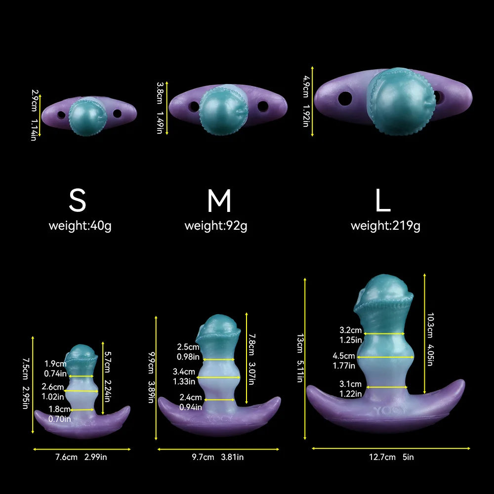 Annaluka™ - Vibrating Silicone Prostate Massager – Curved Anal Plug with Remote Bullet Vibrator