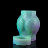 Annaluka™ - Glow-in-the-Dark Silicone Penis Sleeve Extender – Hollow Girth Enhancer with Support Ring