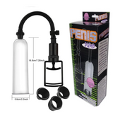 Annaluka™ - Manual Vacuum Penis Pump Kit – Clear Cylinder Trainer with 5 Silicone Sleeves & Measurement Scale