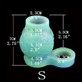Annaluka™ - Bulb Silicone Penis Sleeve Extender – Hollow Cock Sleeve for Enhanced Girth & Comfort
