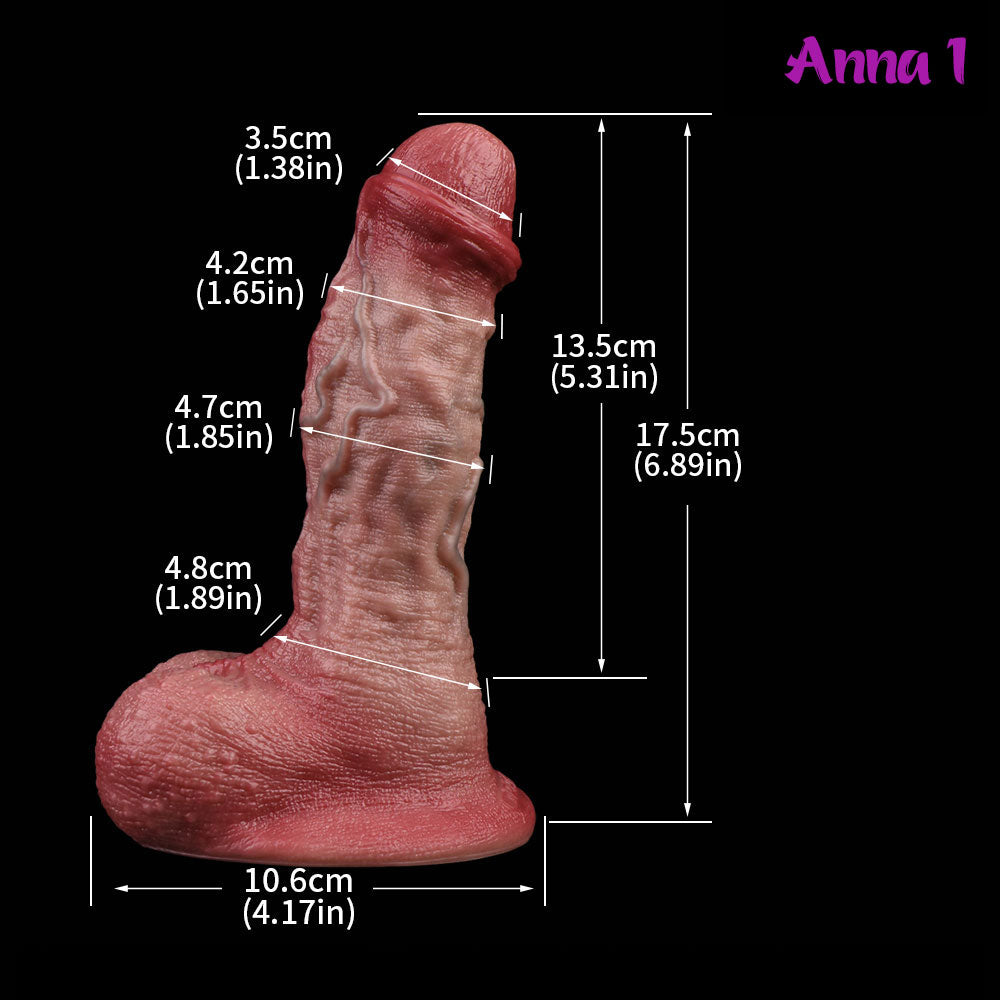 9 SIZE REALISTIC DILDO - Super Soft Double Layer Realistic Dildo, Big Dildo, Strong Suction Cup, Liquid Silicone Dildo, Realistic Dildo For Men Women