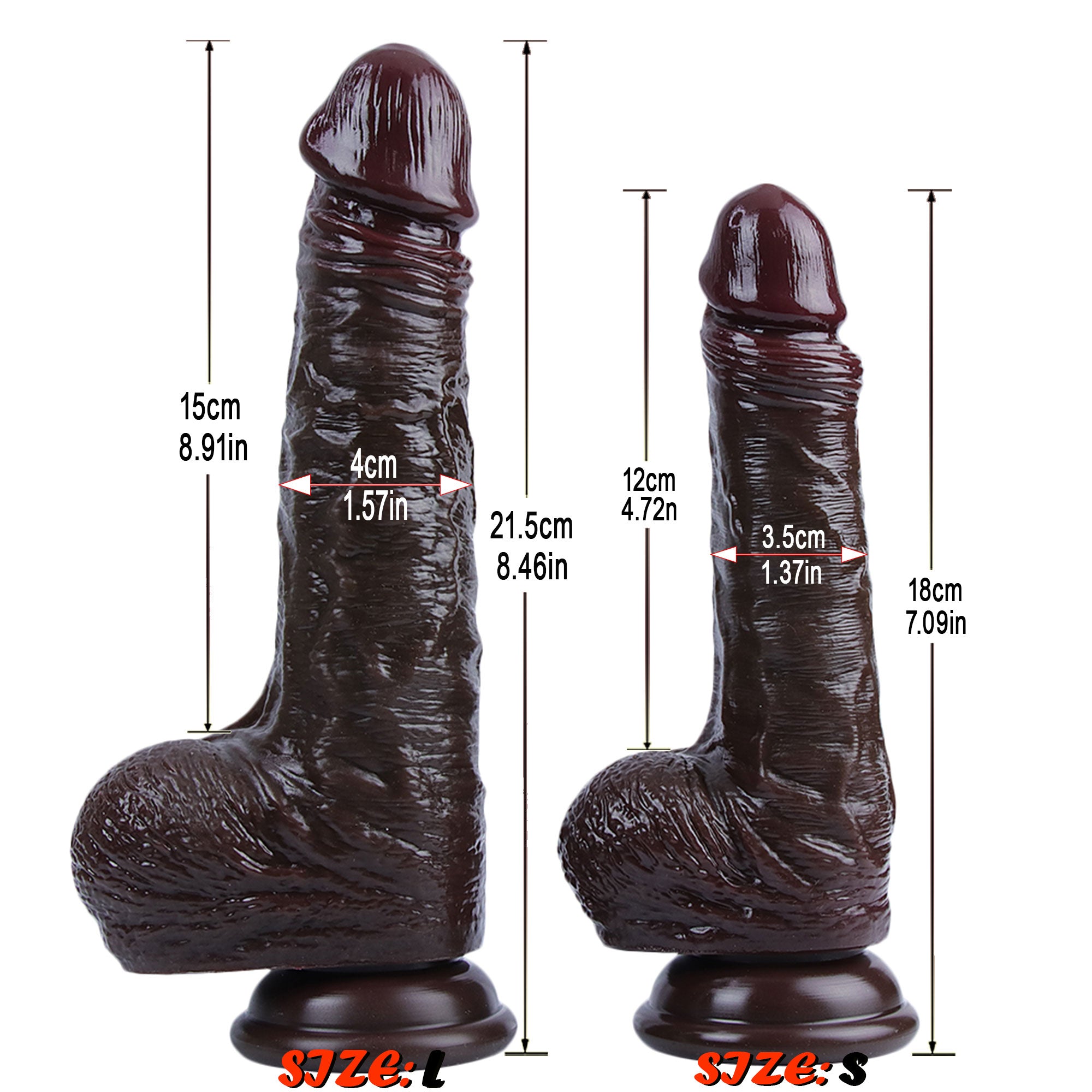 Annaluka™ - SLIDING RORESKIN DILDO - Skin Realistic Dildo, Realistic For Women, Fantasy Dildo, Sliding Skin Dildo