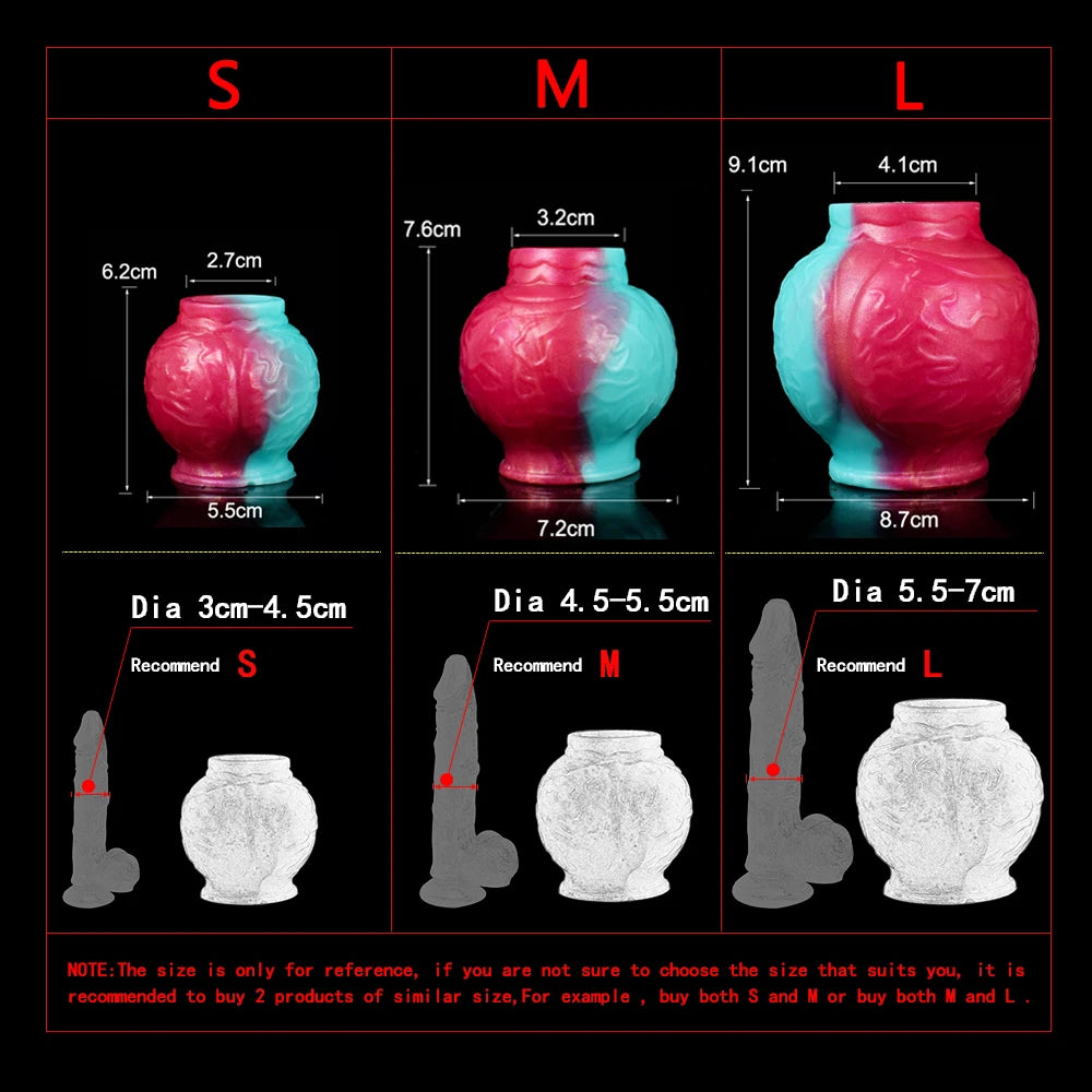 Annaluka™ - Knot For Dildo, Sex Toys For Men, Cock Ring Penis Sleeve, Dildo Anal Vaginal Stimulator, Adult Sex Toy Erotic