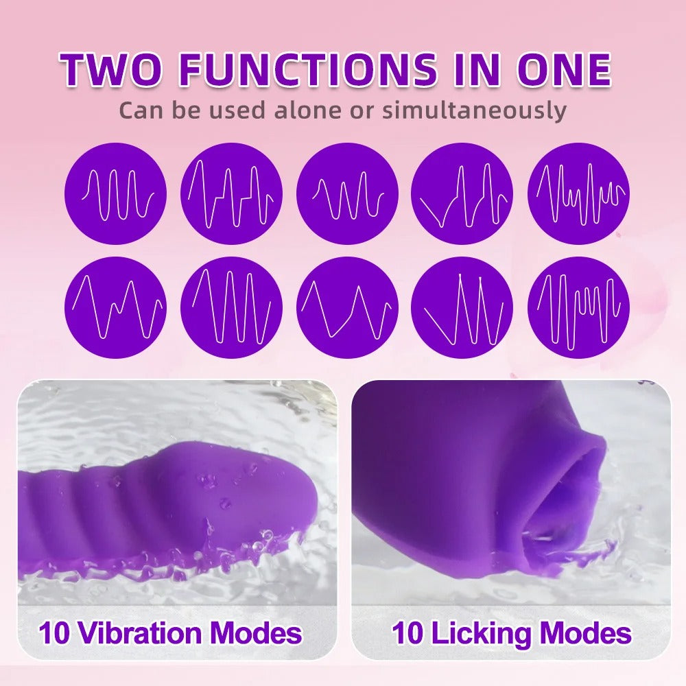 Annaluka™ - Vibrator For Women, G-Spot Powerful Vibro Dildo Wand Female, Clit Sucker Adult Sex Toys